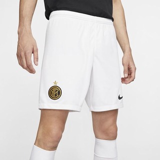 Pantaloni Scurti Nike Inter Milan 2019/20 Stadium Home/Away Football Barbati Albi Negrii | ZIUY-7624